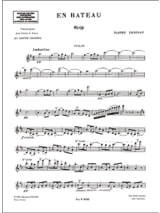 En bateau - Violon piano - DEBUSSY - Partition - Violon